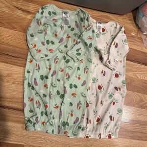 Gerber Baby Pajamas - vegetable designs